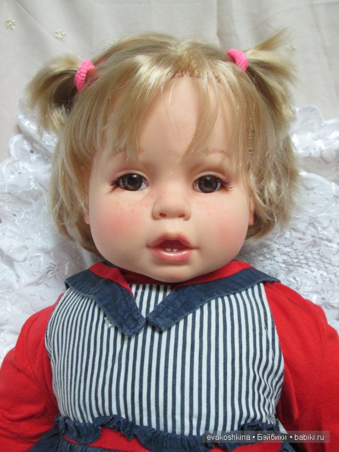 Новая "весенняя" Анечка ООАК с карими глазками (фото 9)