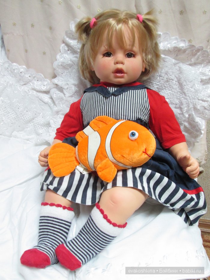 Новая "весенняя" Анечка ООАК с карими глазками (фото 7)