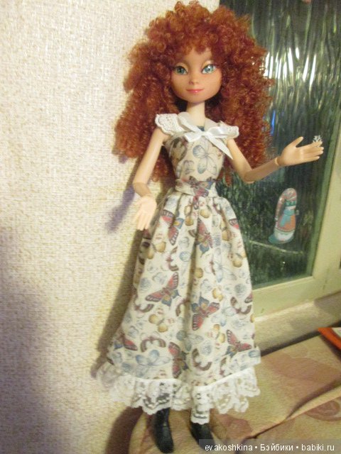 Как Анна из "Ледяного сердца" изменила стиль или ООАК куклы Disney Animators (фото 6)