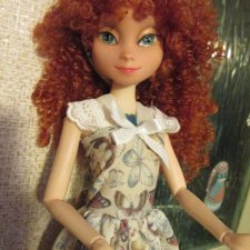 Как Анна из "Ледяного сердца" изменила стиль или ООАК куклы  Disney Animators