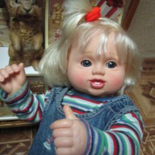 К вам в гости пришла Янечка ООАК куклы фабрики "Весна"