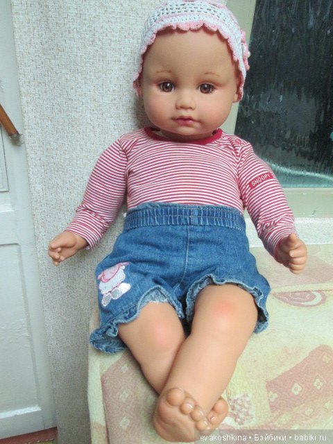 Большие "огоньковские" пупсы,немного переделанные мной