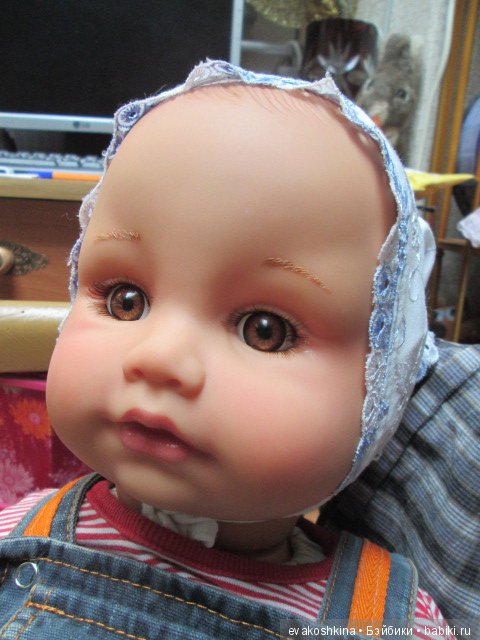 Большие "огоньковские" пупсы,немного переделанные мной