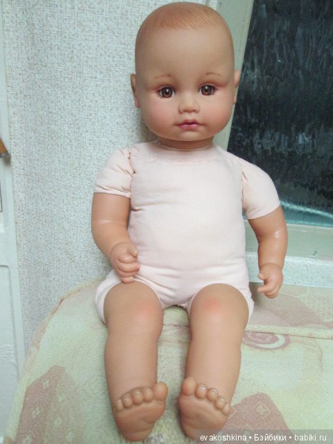 Большие "огоньковские" пупсы,немного переделанные мной