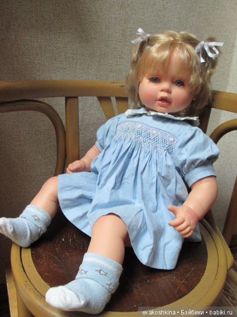 Девочка с голубыми глазами (ООАК Анечки от ф-ки "Весна")