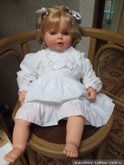 Девочка с голубыми глазами (ООАК Анечки от ф-ки "Весна")