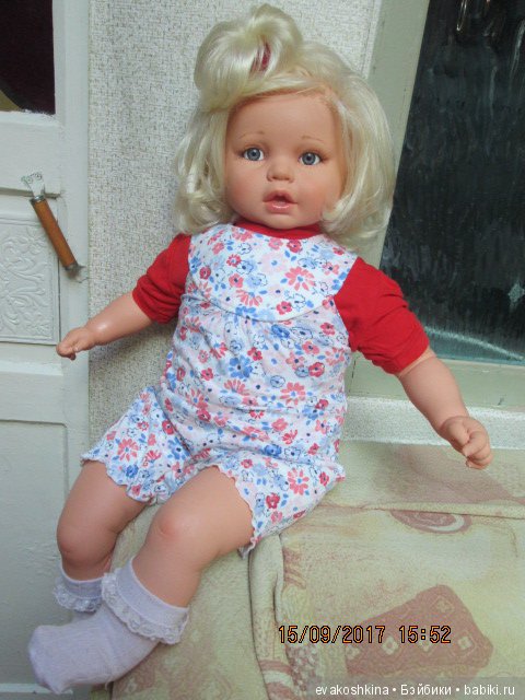 Большая кукла-девочка, ООАК