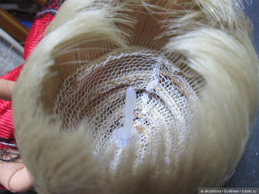 Парик для Лив своими руками (фото 4)