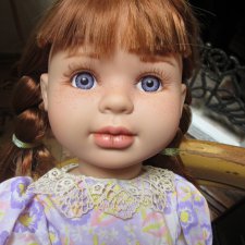 Замена глаз большой шарнирной кукле Паола Рейна