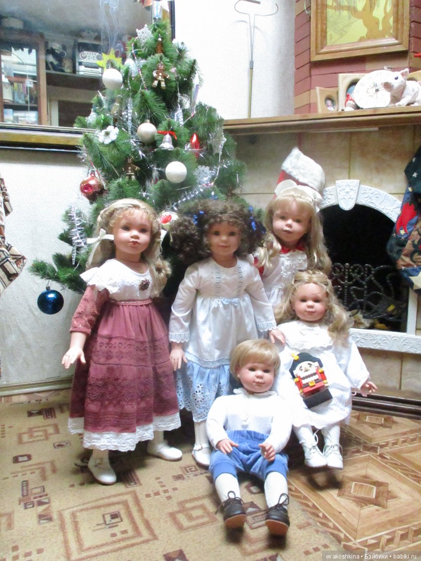 Дети из "хорошей семьи",или рассказ о наших куклах Carmen Gonzalez