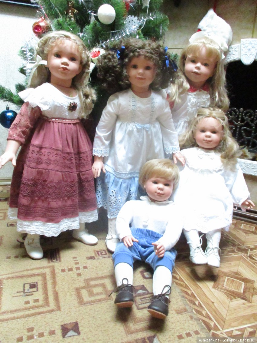 Дети из "хорошей семьи",или рассказ о наших куклах Carmen Gonzalez