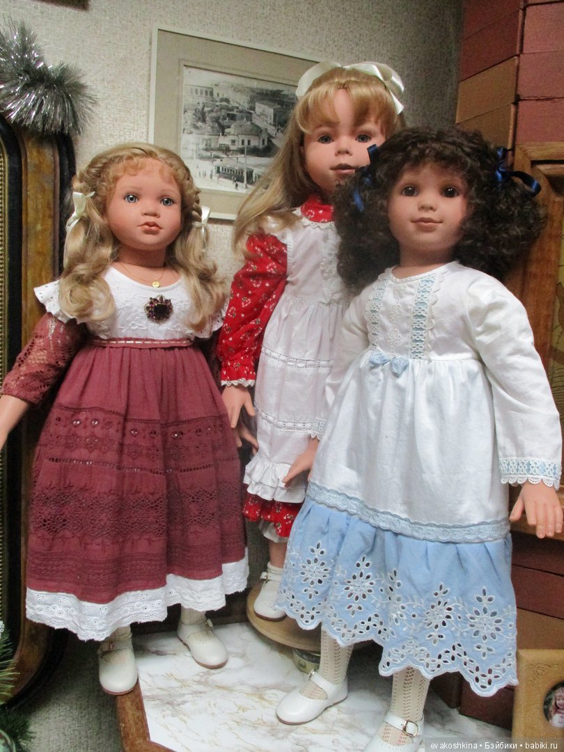 Дети из "хорошей семьи",или рассказ о наших куклах Carmen Gonzalez