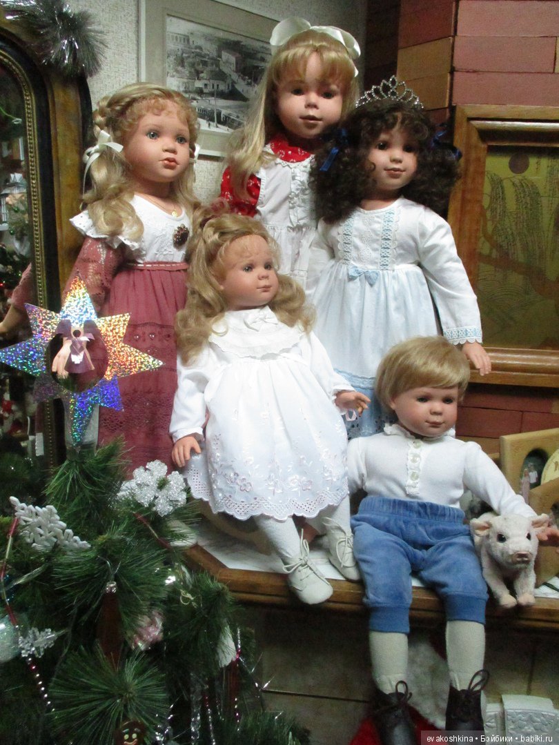 Дети из "хорошей семьи",или рассказ о наших куклах Carmen Gonzalez