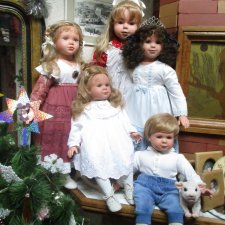 Дети из "хорошей семьи",или рассказ о наших куклах Carmen Gonzalez