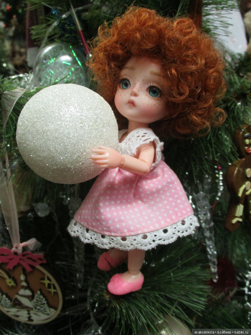 Рыженькая кудряшечка, ещё одна баболиушка ООАК (фото 7)