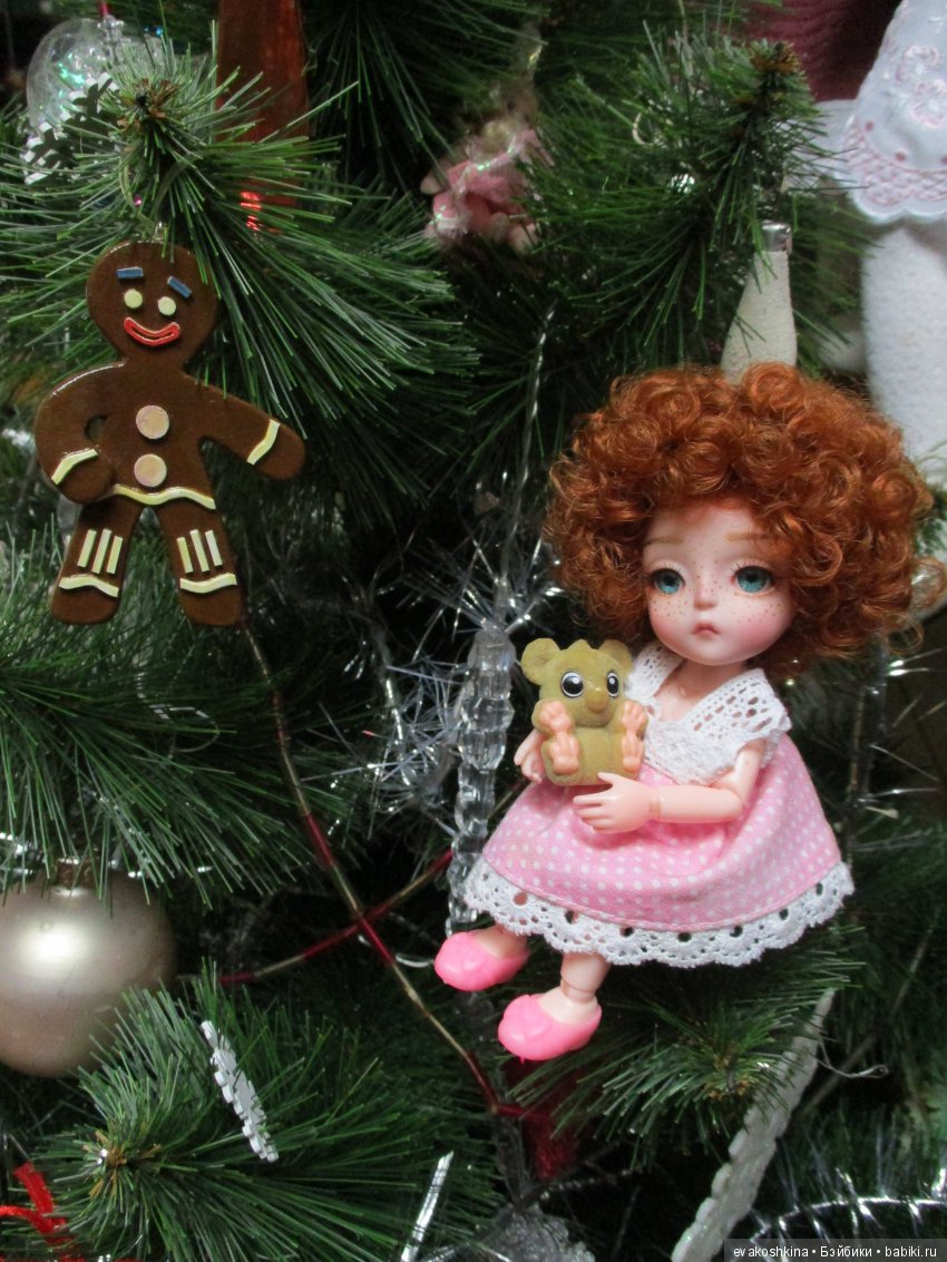 Рыженькая кудряшечка, ещё одна баболиушка ООАК (фото 5)