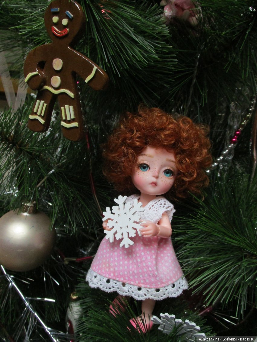 Рыженькая кудряшечка, ещё одна баболиушка ООАК (фото 9)