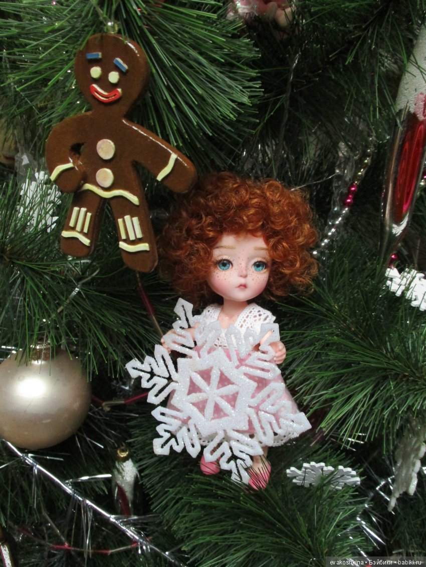 Рыженькая кудряшечка, ещё одна баболиушка ООАК (фото 10)