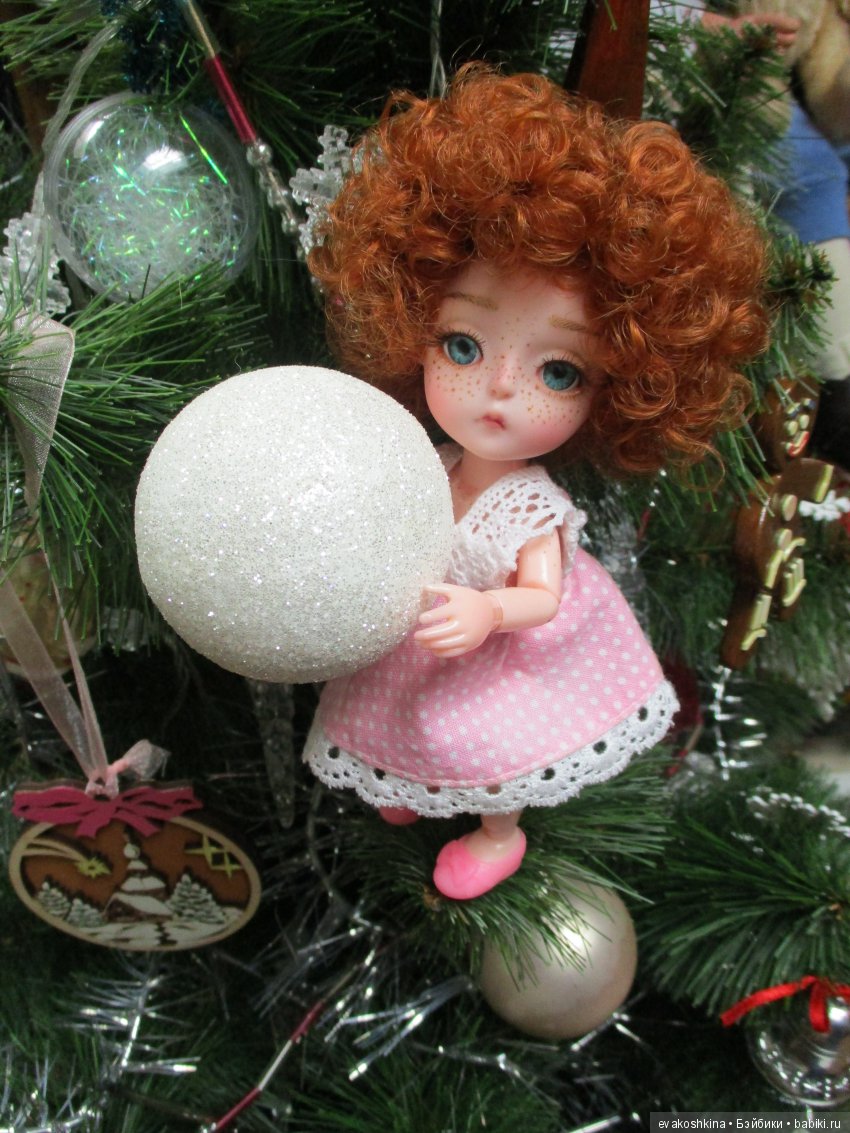 Рыженькая кудряшечка, ещё одна баболиушка ООАК (фото 6)