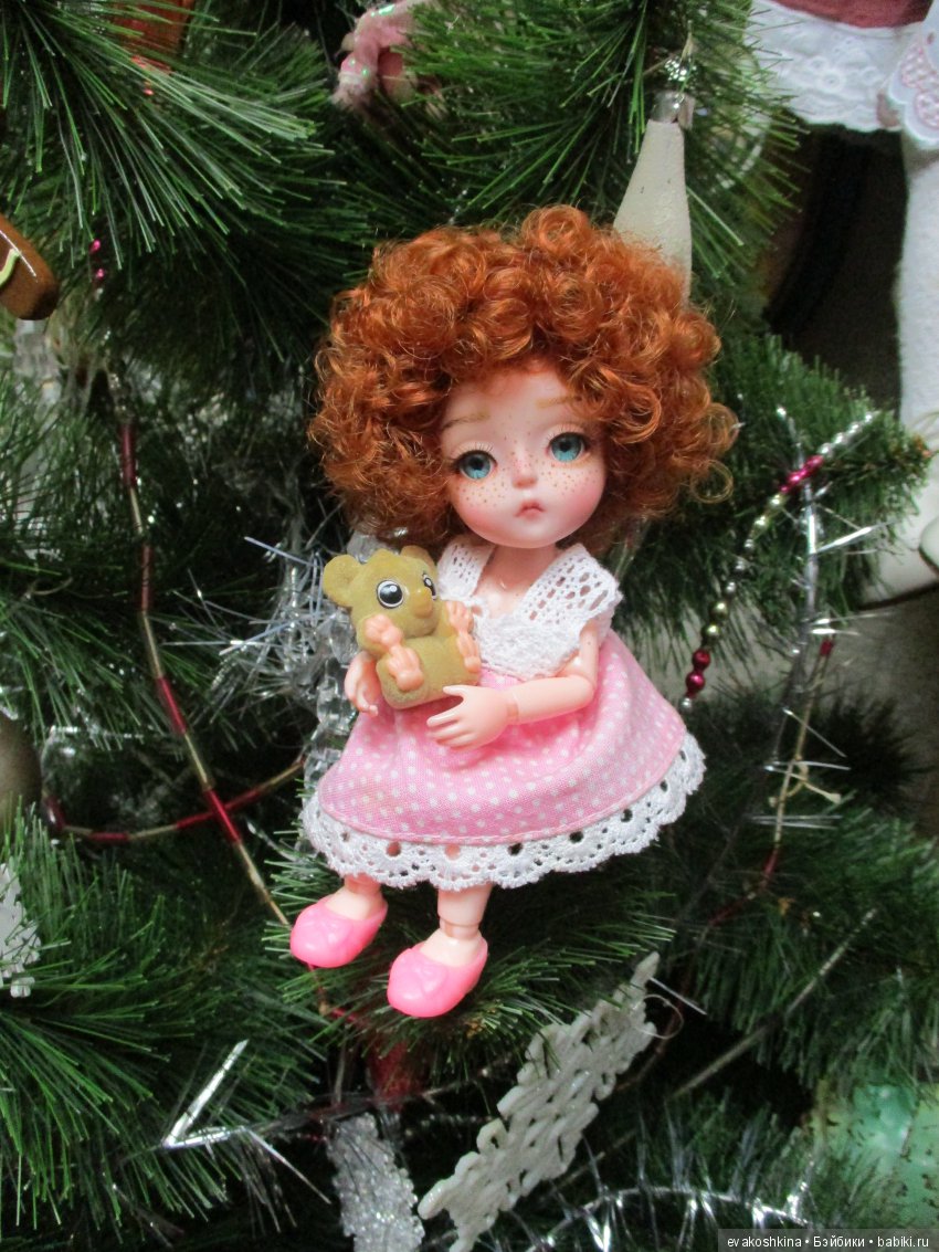 Рыженькая кудряшечка, ещё одна баболиушка ООАК (фото 4)