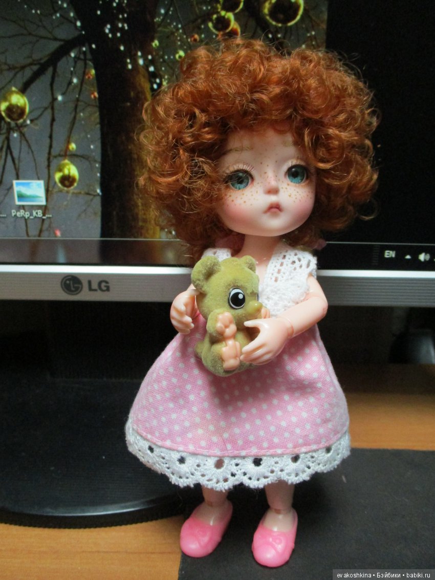 Рыженькая кудряшечка, ещё одна баболиушка ООАК