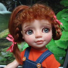 Аська-Рыжик. ООАК куклы фабрики "Весна"