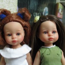 Две мини-подружки - ООАК кукол Паола Рейна