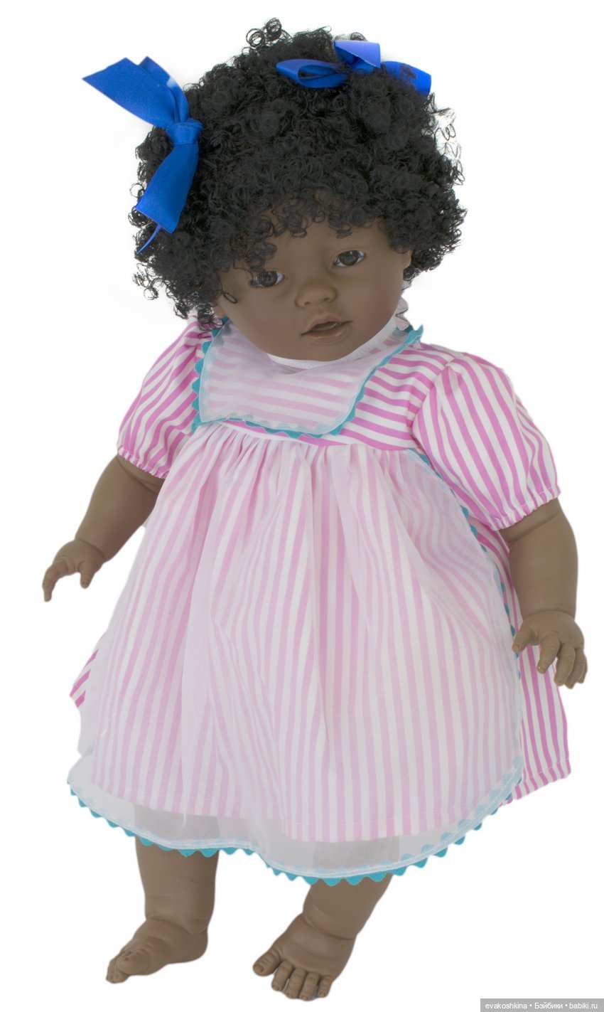 Знакомьтесь - Сашенька. Темнокожий голубоглазый ребёнок. ООАК