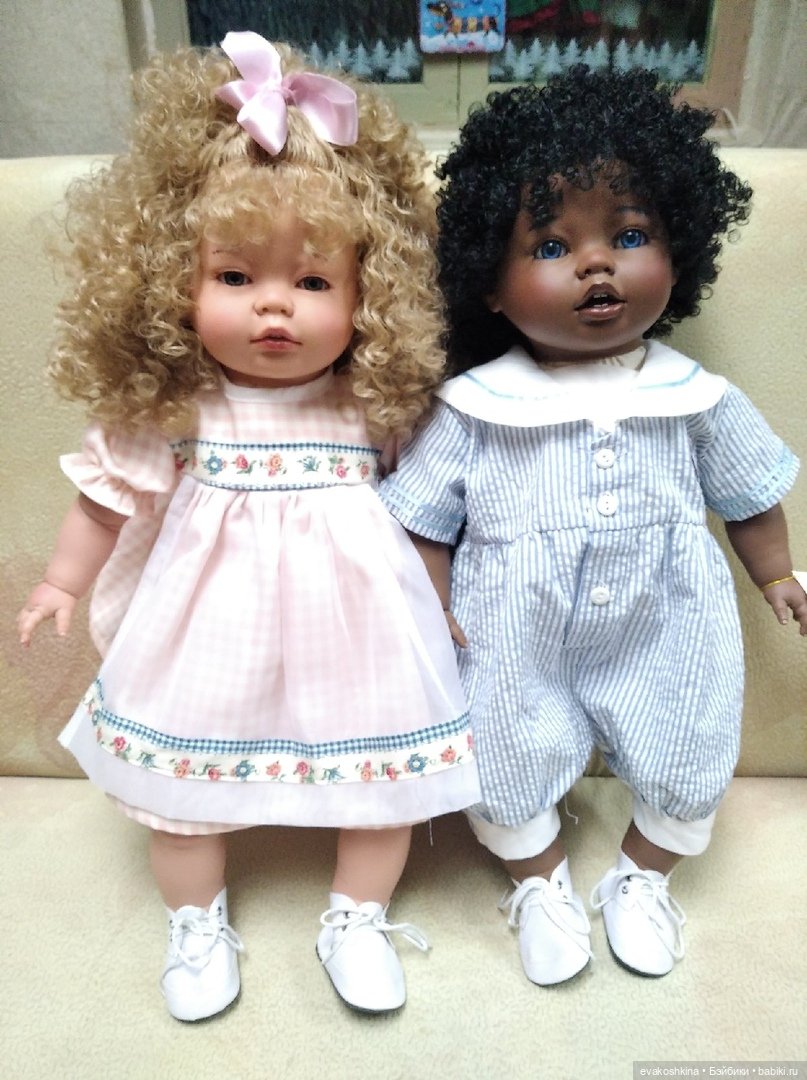 Знакомьтесь - Сашенька. Темнокожий голубоглазый ребёнок. ООАК