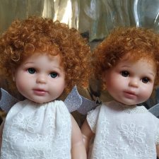 ...И будут ангелы летать над  вашим  домом... Мои маленькие ангелочки. ООАК игровых кукол