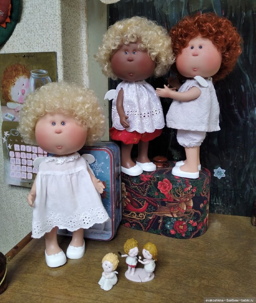 Третий Ангелочек (ООАК кукол Миа от Nines-D-Onil)