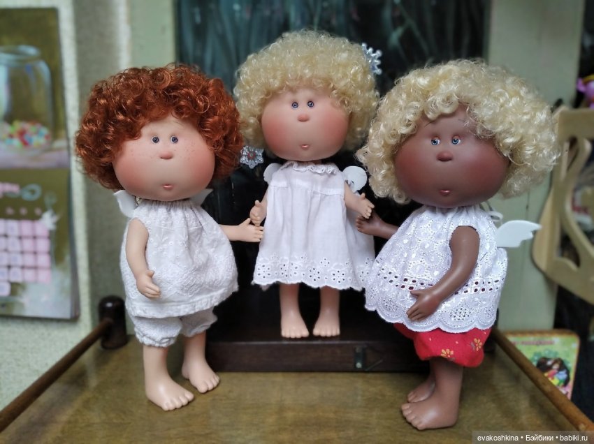 Третий Ангелочек (ООАК кукол Миа от Nines-D-Onil)