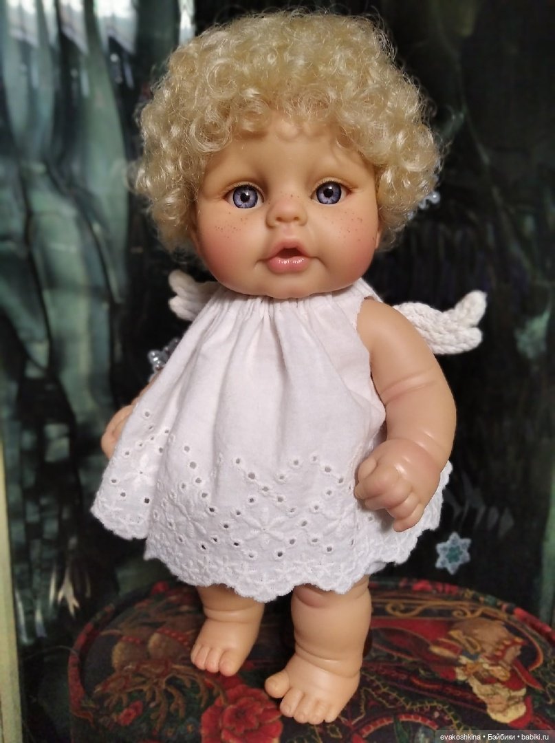 Ещё один Ангелочек. ООАК пупса Berjuan (фото 3)