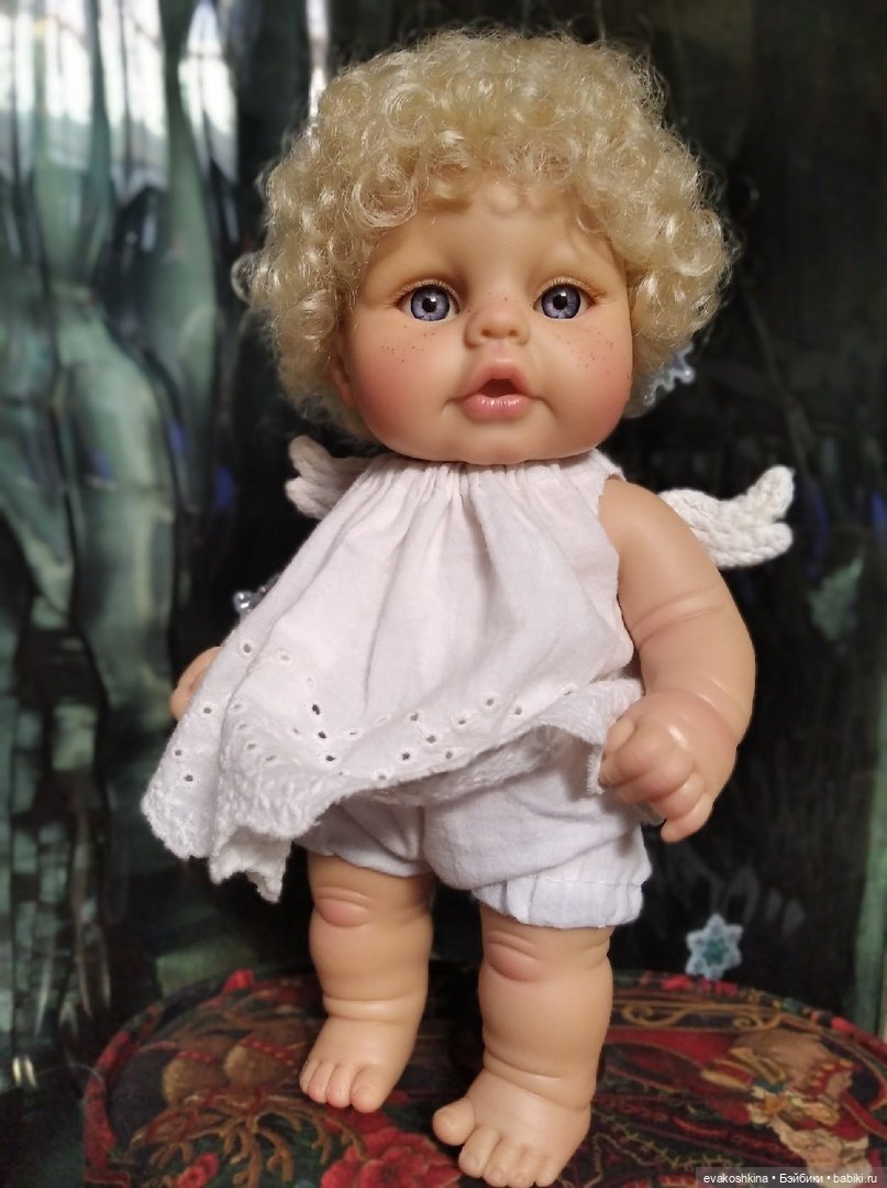 Ещё один Ангелочек. ООАК пупса Berjuan (фото 6)