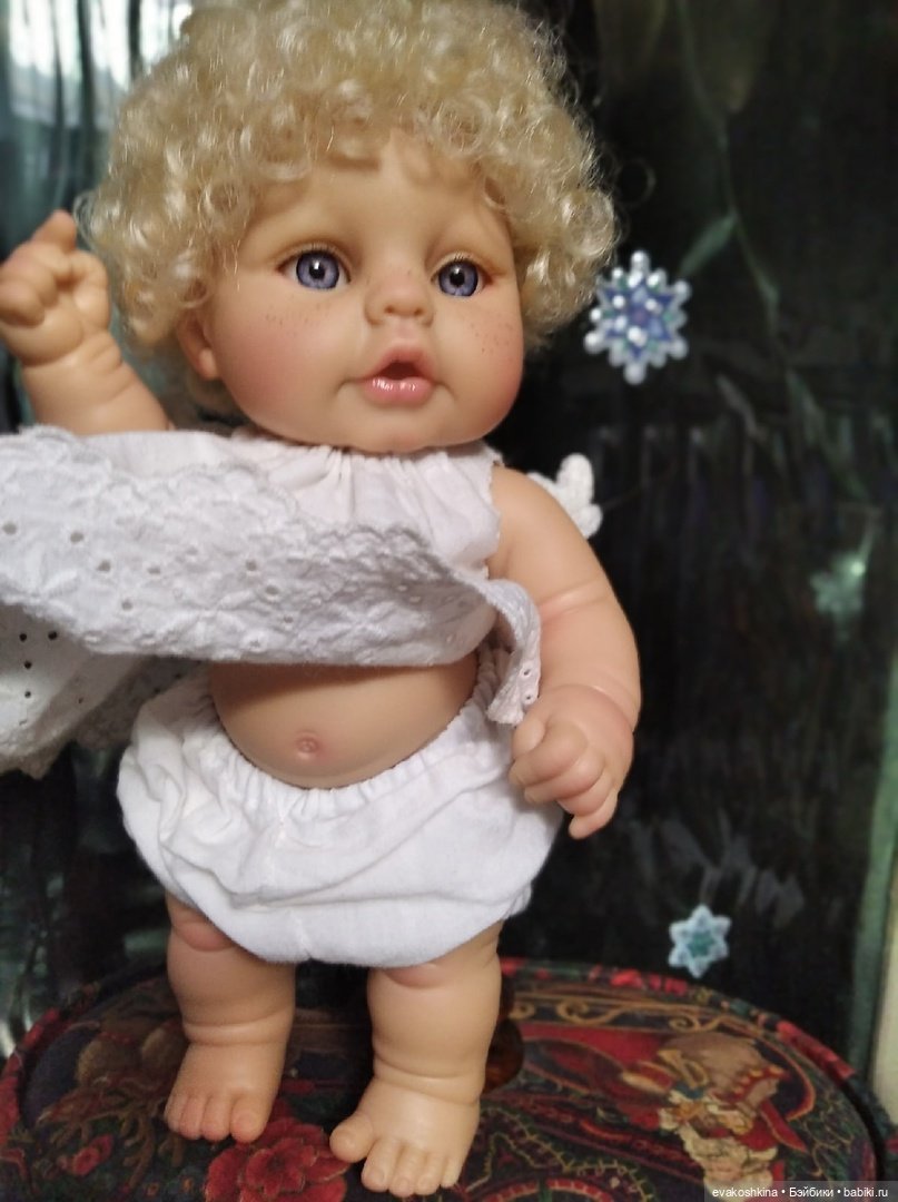 Ещё один Ангелочек. ООАК пупса Berjuan (фото 7)