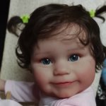 Полностью силикон-виниловая кукла - игровой реборн из молда Медди.