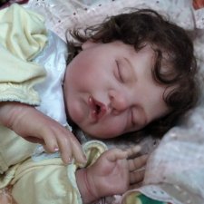 Кукла игровой реборн, по мотивам молда Ruby от Cassie Braсe,53 см