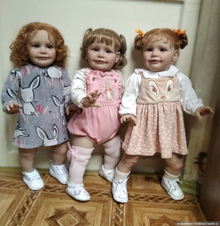 Как я играю с куклами. Об игровых реборнах - 2. Мои куколки из молда по мотивам молда Zoe
