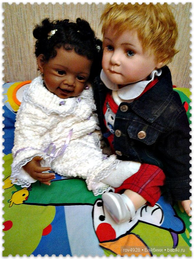 с переодетым мальчиком Ричард Симмонс...это девочка Тесса