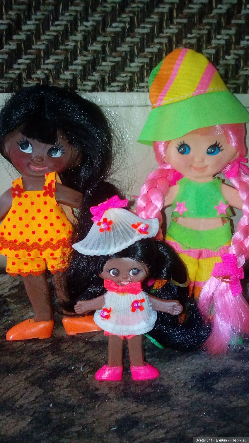 Мои любимые винтажные плоские виниловые девочки 1969 года зефир в шоколаде