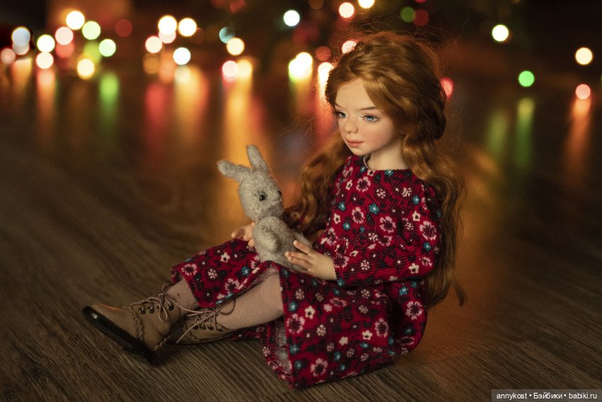 Алëнка у ëлки — Авторские куклы BJD (БЖД) у нас дома: фото