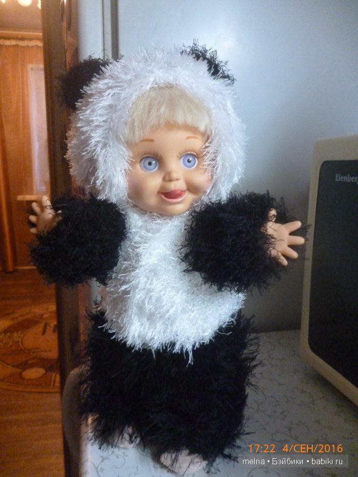 Вот такая панда))) — Одежда и обувь для кукол своими руками: фото