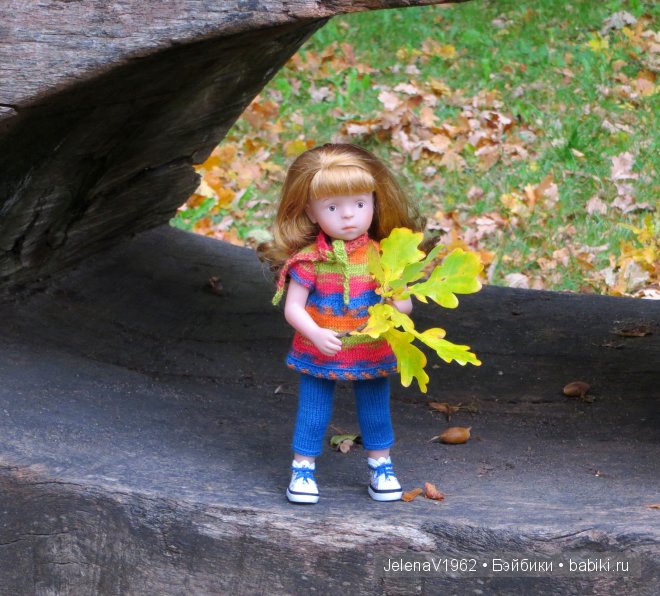 Краски осени. Игровые куклы Käthe Kruse. Minouche