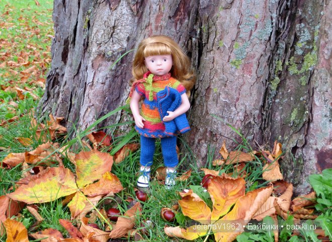 Краски осени. Игровые куклы Käthe Kruse. Minouche (фото 9)
