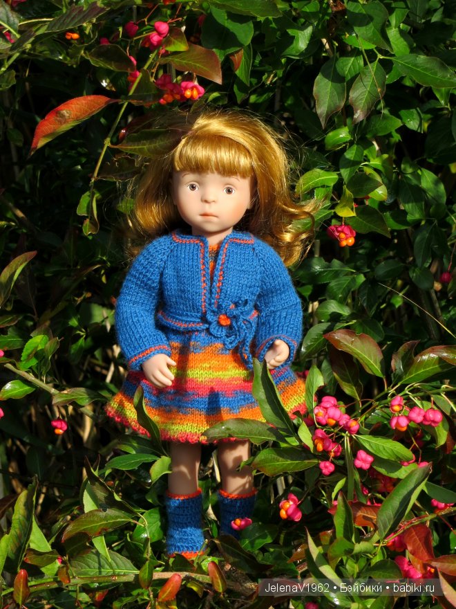 Краски осени. Игровые куклы Käthe Kruse. Minouche