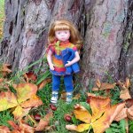 Краски осени. Игровые куклы Käthe Kruse. Minouche