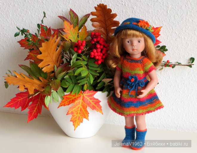 Краски осени. Продолжение... Игровые куклы Käthe Kruse. Minouche. Подружки Готц | Бэйбики Краски осени. Продолжение... Игровые куклы Käthe Kruse. Minouche. Подружки Готц (фото 2)