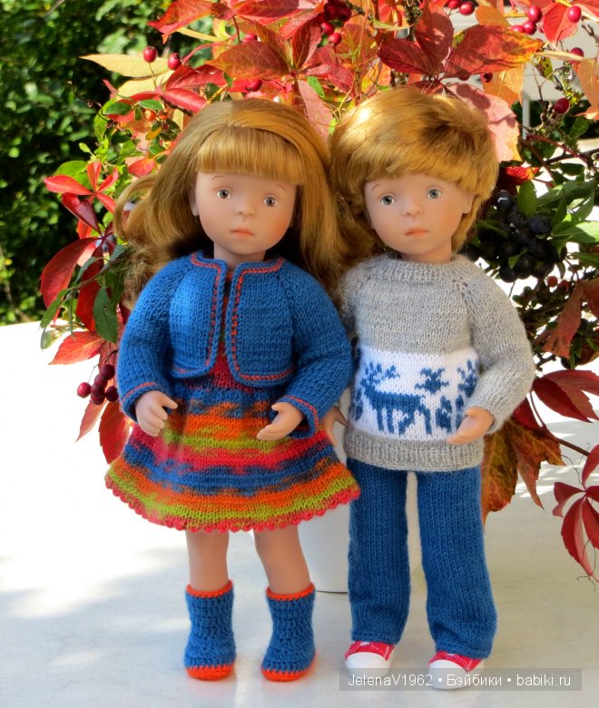 Краски осени. Продолжение... Игровые куклы Käthe Kruse. Minouche. Подружки Готц