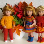 Краски осени. Продолжение... Игровые куклы Käthe Kruse. Minouche. Подружки Готц