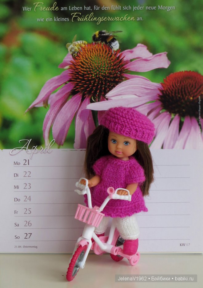 Отрывая листки календаря... Куклы Simba. Evi